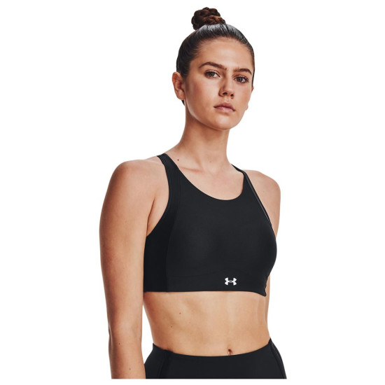 Under Armour Γυναικείο μπουστάκι UA Infinity Mid High Neck Shine Under Armour Γυναικείο μπουστάκι UA Infinity Mid High Neck Shine